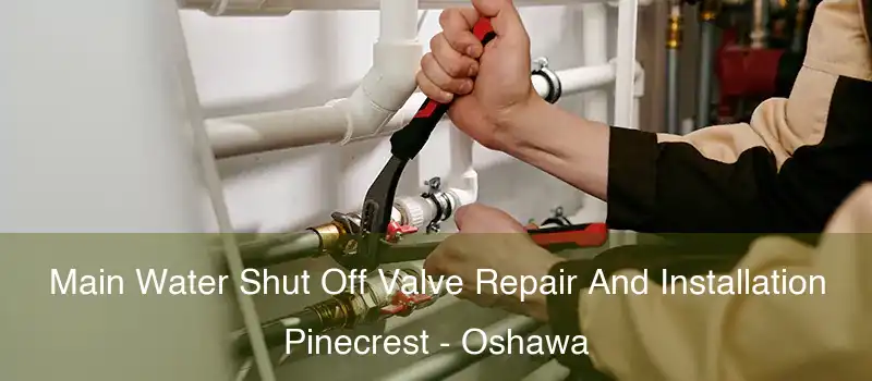  Main Water Shut Off Valve Repair And Installation Pinecrest - Oshawa